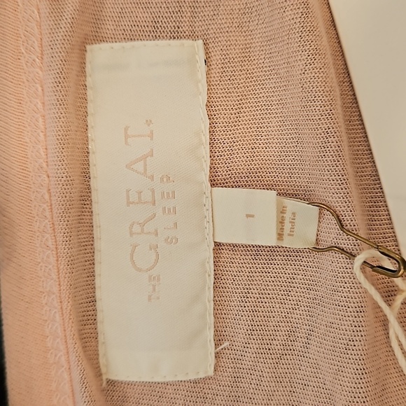 💕THE GREAT💕 The Nightshirt Dress ~ Rose Dust Size 1 Small NWT - Picture 8 of 11